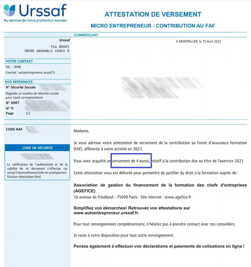 exemple attestation contribution formation professionnelle auto entrepreneur exemple attestation contribution formation professionnelle auto entrepreneur